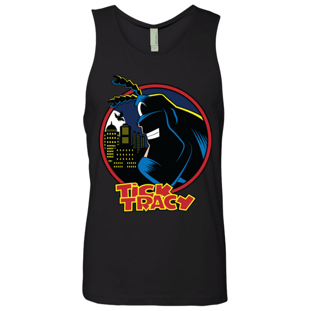 T-Shirts Black / Small Tick Tracy Men's Premium Tank Top