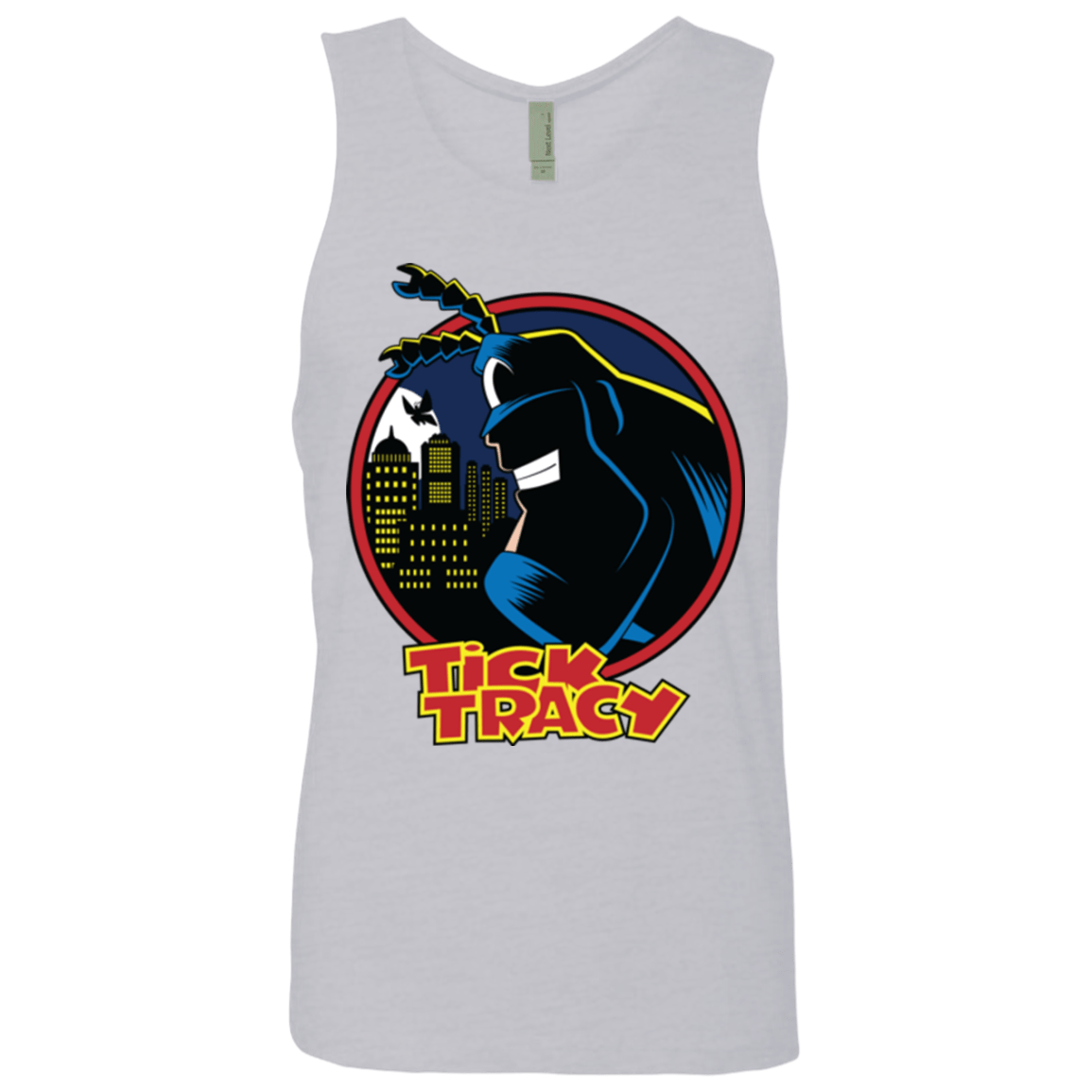 T-Shirts Heather Grey / Small Tick Tracy Men's Premium Tank Top
