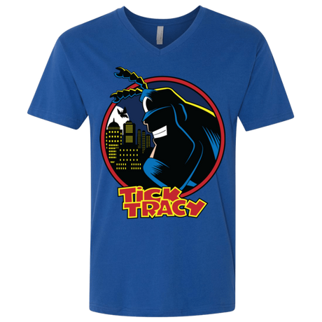 T-Shirts Royal / X-Small Tick Tracy Men's Premium V-Neck