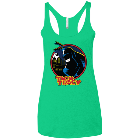 T-Shirts Envy / X-Small Tick Tracy Women's Triblend Racerback Tank