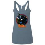 T-Shirts Indigo / X-Small Tick Tracy Women's Triblend Racerback Tank