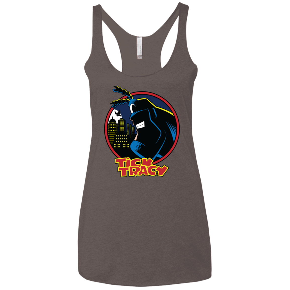 T-Shirts Macchiato / X-Small Tick Tracy Women's Triblend Racerback Tank