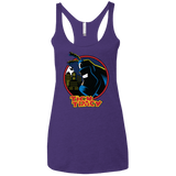 T-Shirts Purple / X-Small Tick Tracy Women's Triblend Racerback Tank