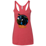 T-Shirts Vintage Red / X-Small Tick Tracy Women's Triblend Racerback Tank