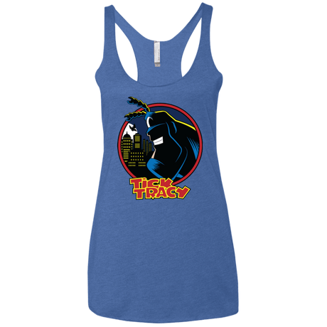 T-Shirts Vintage Royal / X-Small Tick Tracy Women's Triblend Racerback Tank