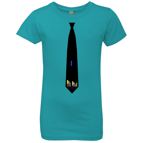 T-Shirts Tahiti Blue / YXS Tie tris Girls Premium T-Shirt