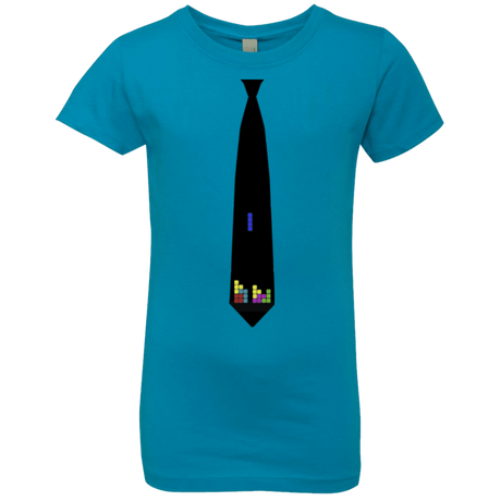 T-Shirts Turquoise / YXS Tie tris Girls Premium T-Shirt