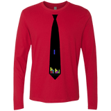 T-Shirts Red / Small Tie tris Men's Premium Long Sleeve
