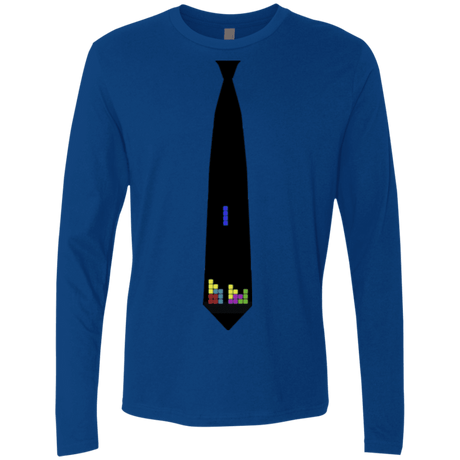 T-Shirts Royal / Small Tie tris Men's Premium Long Sleeve
