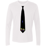 T-Shirts White / Small Tie tris Men's Premium Long Sleeve