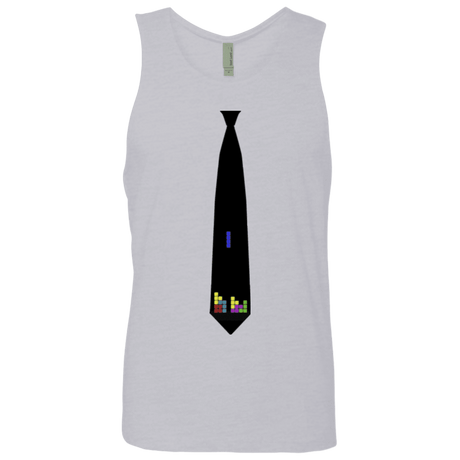 T-Shirts Heather Grey / Small Tie tris Men's Premium Tank Top