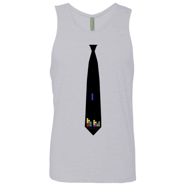 T-Shirts Heather Grey / Small Tie tris Men's Premium Tank Top