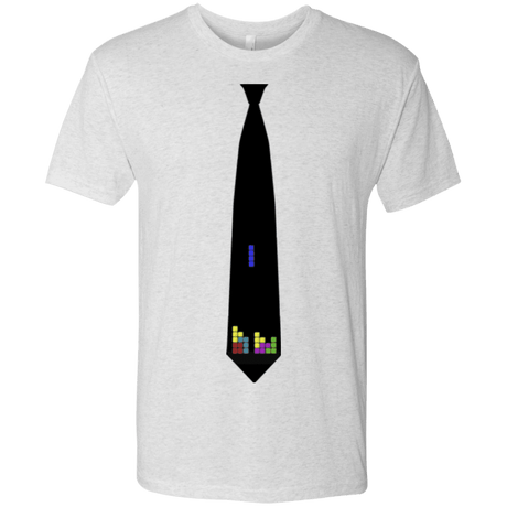 T-Shirts Heather White / Small Tie tris Men's Triblend T-Shirt