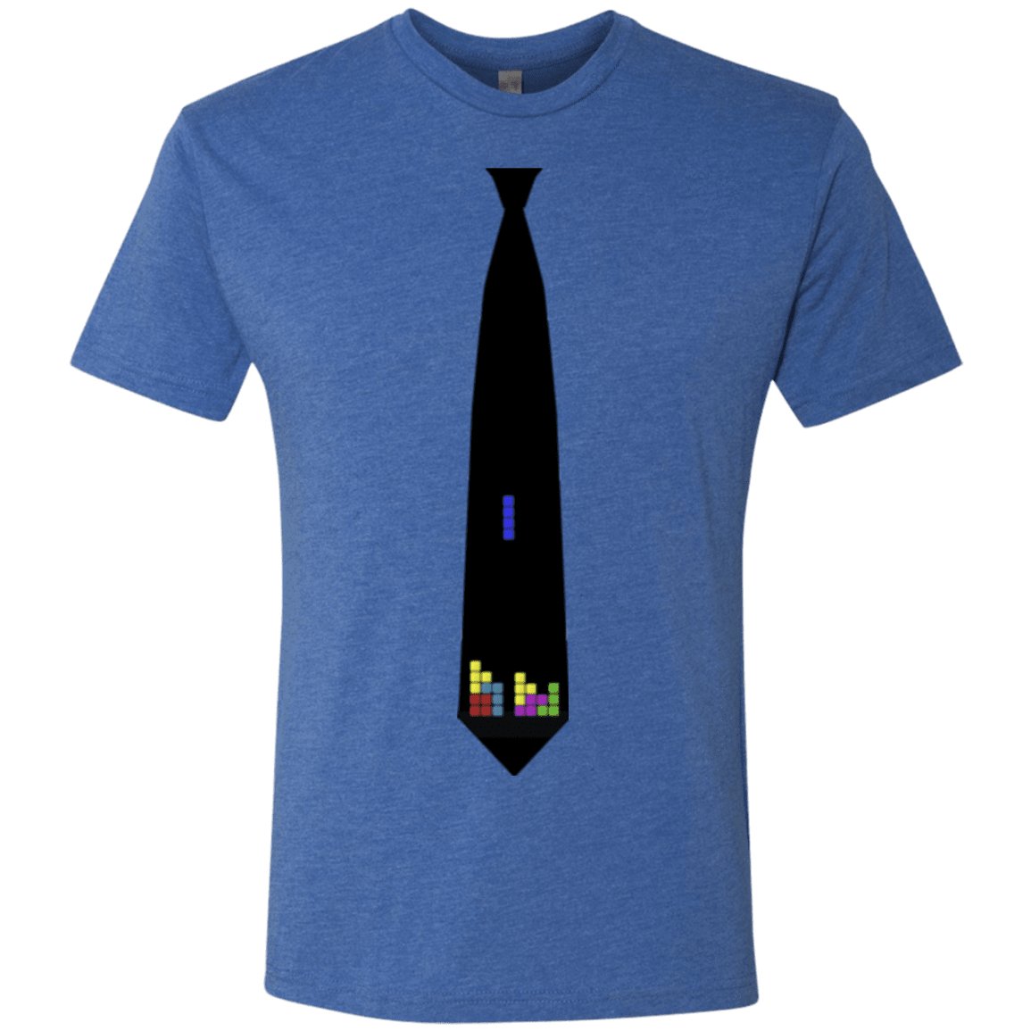 T-Shirts Vintage Royal / Small Tie tris Men's Triblend T-Shirt
