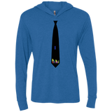 T-Shirts Vintage Royal / X-Small Tie tris Triblend Long Sleeve Hoodie Tee