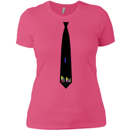 T-Shirts Hot Pink / X-Small Tie tris Women's Premium T-Shirt