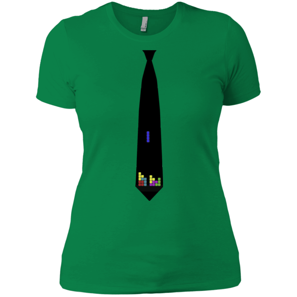 T-Shirts Kelly Green / X-Small Tie tris Women's Premium T-Shirt