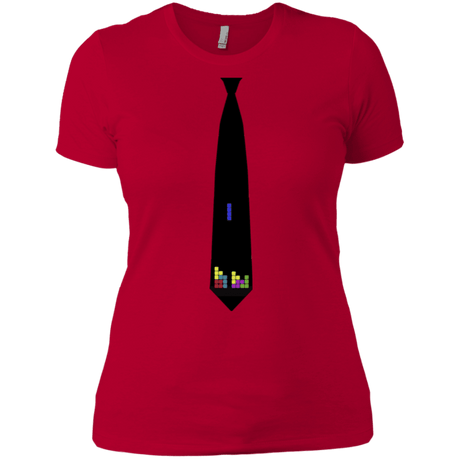 T-Shirts Red / X-Small Tie tris Women's Premium T-Shirt