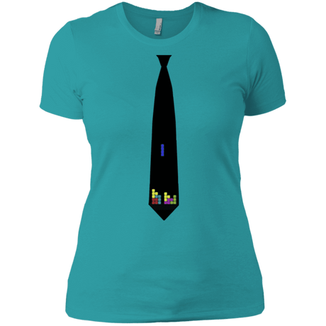 T-Shirts Tahiti Blue / X-Small Tie tris Women's Premium T-Shirt