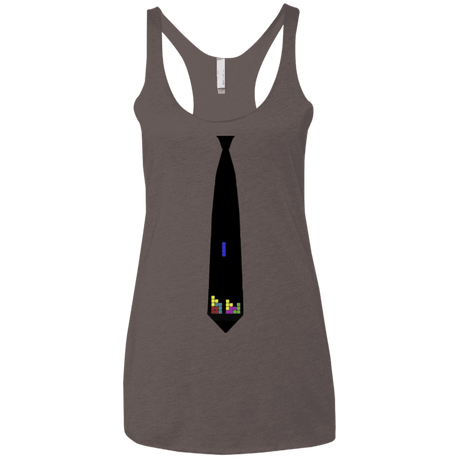 T-Shirts Macchiato / X-Small Tie tris Women's Triblend Racerback Tank