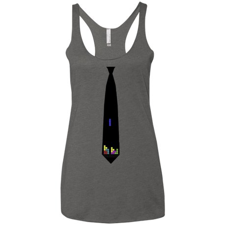 T-Shirts Premium Heather / X-Small Tie tris Women's Triblend Racerback Tank