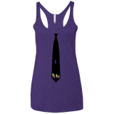 T-Shirts Purple / X-Small Tie tris Women's Triblend Racerback Tank