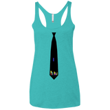 T-Shirts Tahiti Blue / X-Small Tie tris Women's Triblend Racerback Tank
