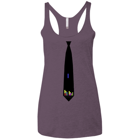 T-Shirts Vintage Purple / X-Small Tie tris Women's Triblend Racerback Tank