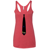 T-Shirts Vintage Red / X-Small Tie tris Women's Triblend Racerback Tank