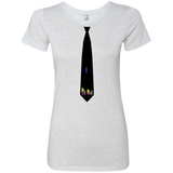 T-Shirts Heather White / Small Tie tris Women's Triblend T-Shirt