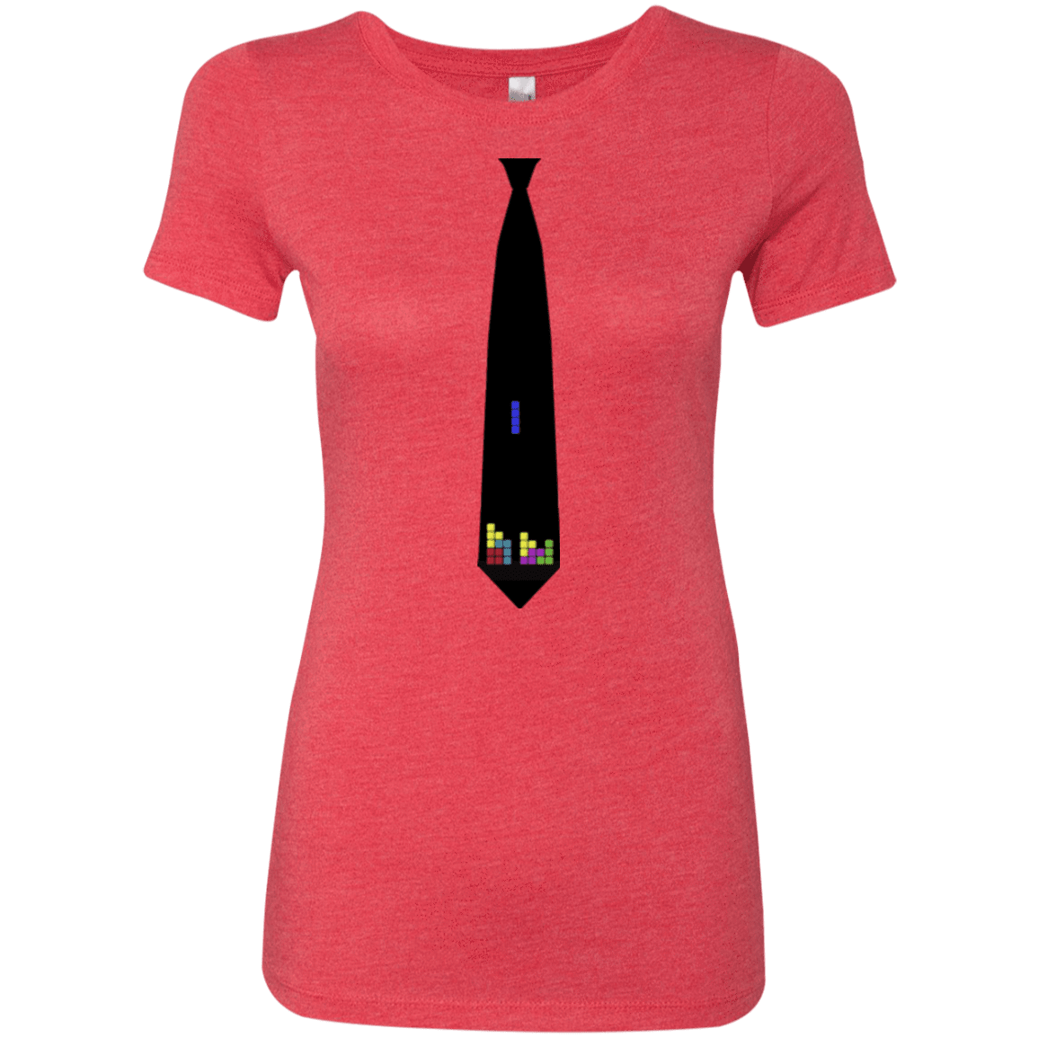 T-Shirts Vintage Red / Small Tie tris Women's Triblend T-Shirt