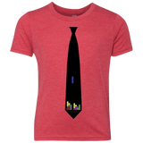 T-Shirts Vintage Red / YXS Tie tris Youth Triblend T-Shirt