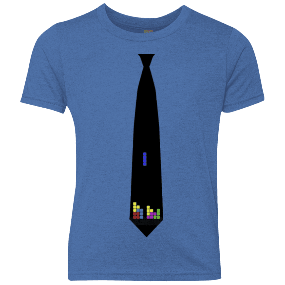 T-Shirts Vintage Royal / YXS Tie tris Youth Triblend T-Shirt