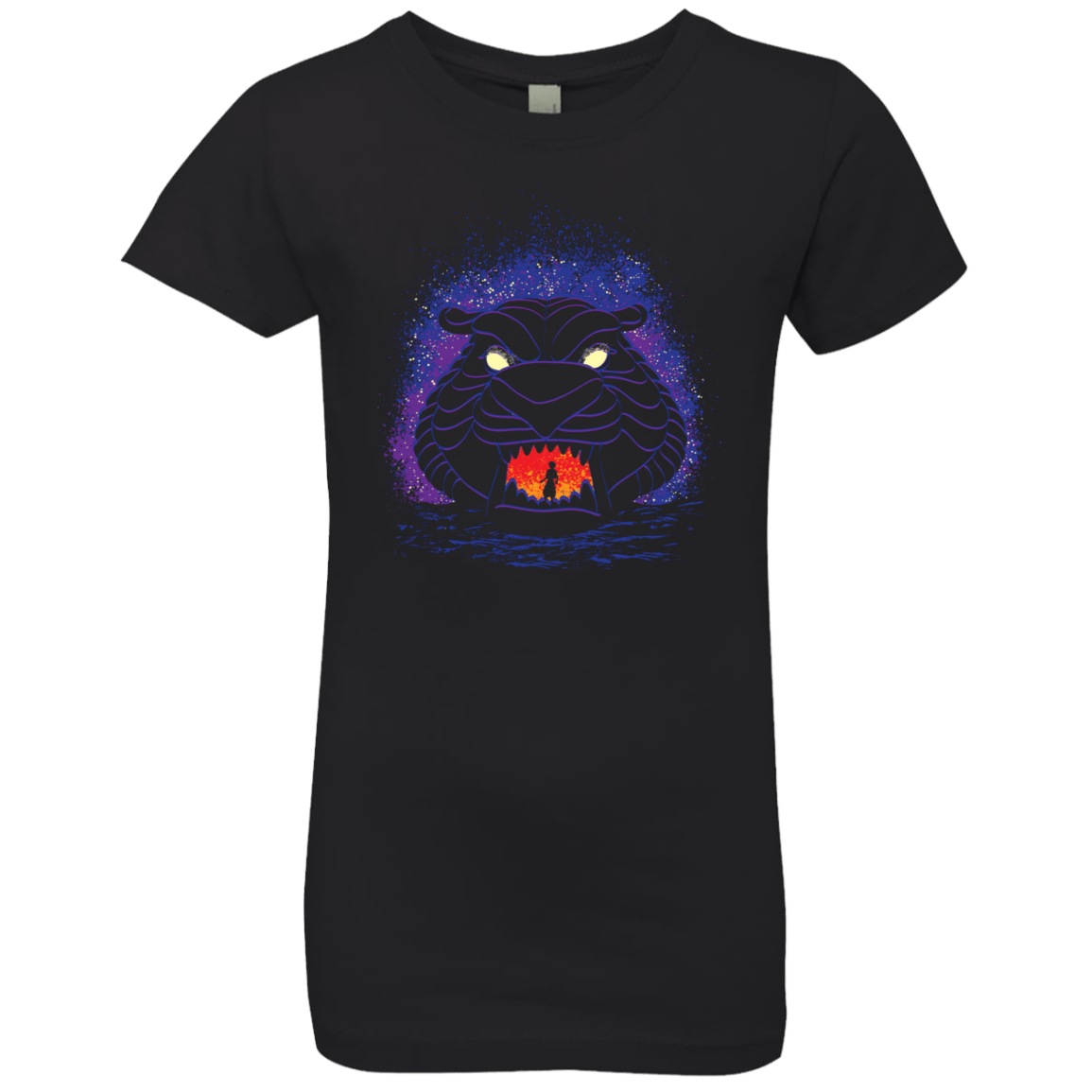 T-Shirts Black / YXS Tiger Cave Girls Premium T-Shirt
