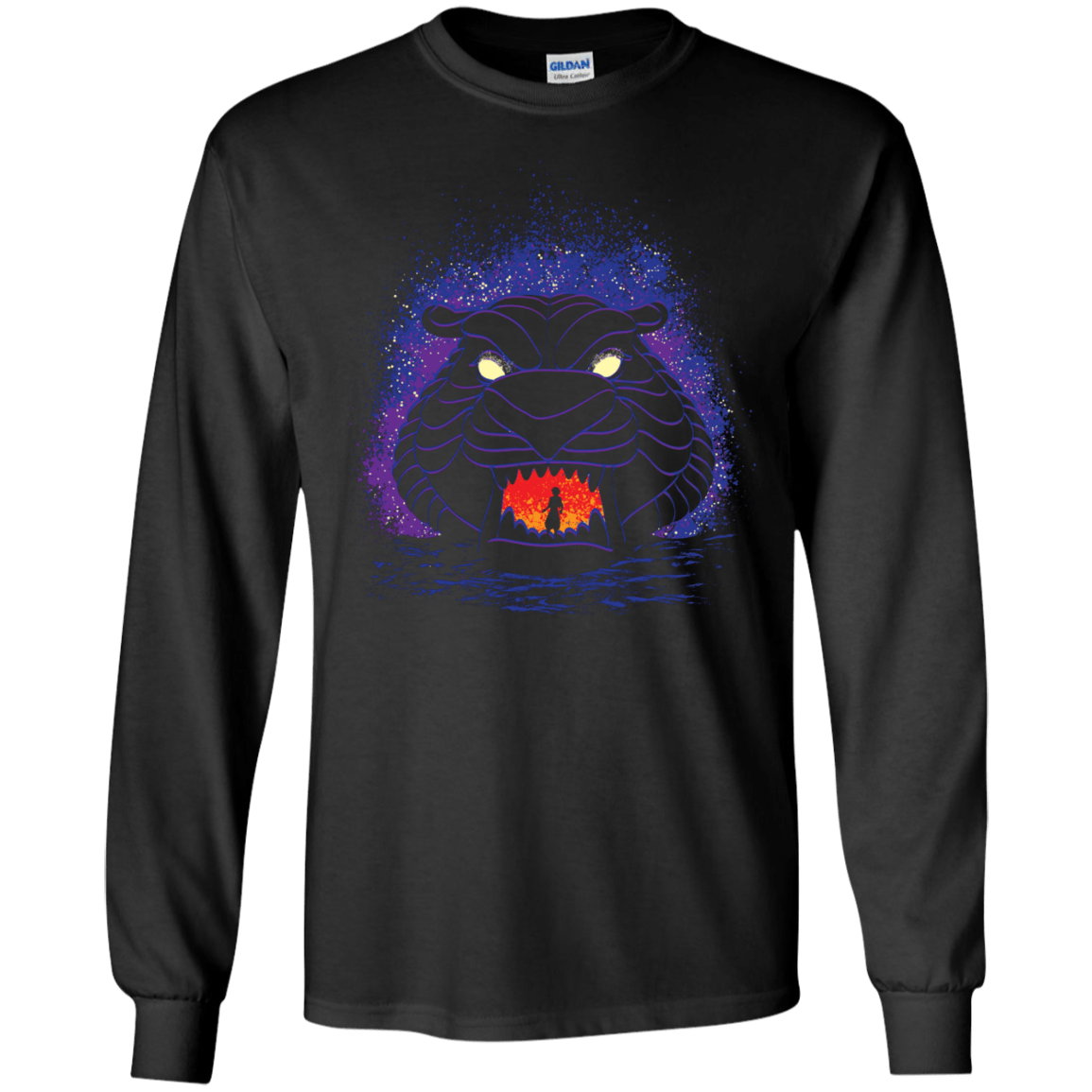 T-Shirts Black / S Tiger Cave Men's Long Sleeve T-Shirt