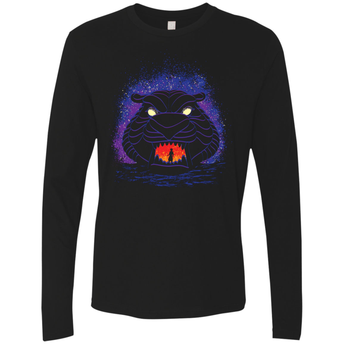 T-Shirts Black / S Tiger Cave Men's Premium Long Sleeve