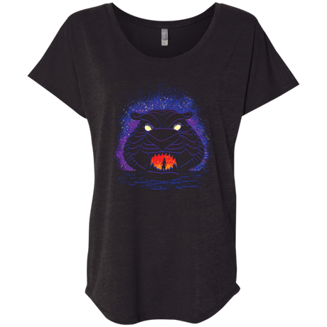 T-Shirts Vintage Black / X-Small Tiger Cave Triblend Dolman Sleeve