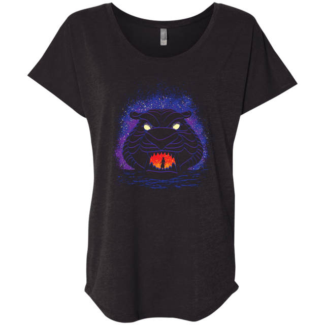 T-Shirts Vintage Black / X-Small Tiger Cave Triblend Dolman Sleeve