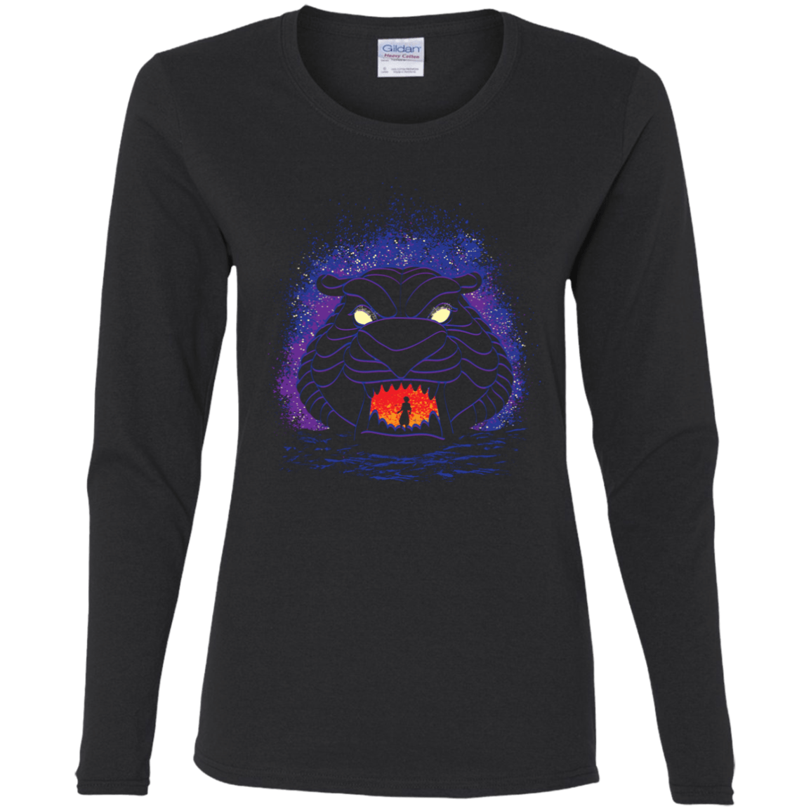 T-Shirts Black / S Tiger Cave Women's Long Sleeve T-Shirt