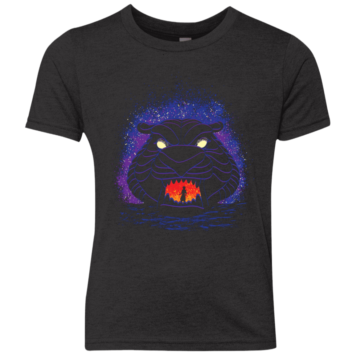 T-Shirts Vintage Black / YXS Tiger Cave Youth Triblend T-Shirt
