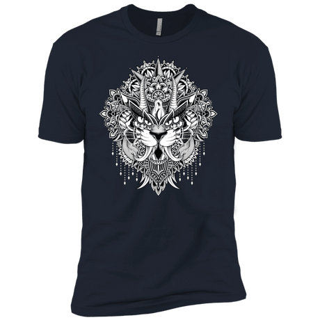 T-Shirts Midnight Navy / YXS Tiger Mandala Boys Premium T-Shirt