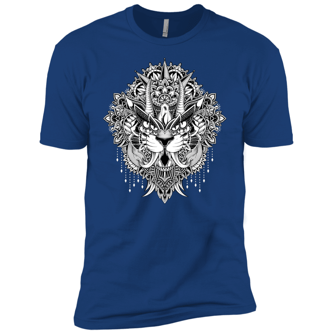 T-Shirts Royal / YXS Tiger Mandala Boys Premium T-Shirt