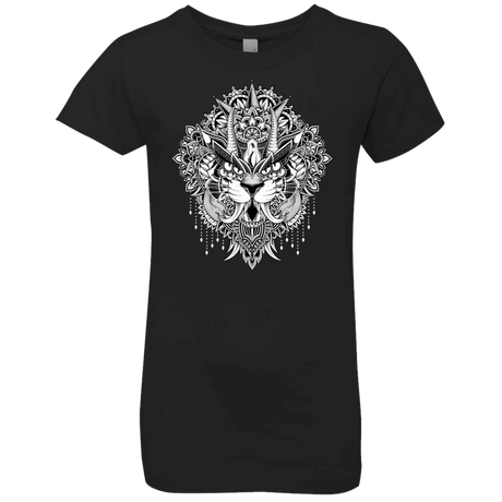 T-Shirts Black / YXS Tiger Mandala Girls Premium T-Shirt