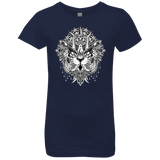 T-Shirts Midnight Navy / YXS Tiger Mandala Girls Premium T-Shirt