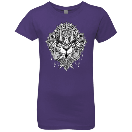 T-Shirts Purple Rush / YXS Tiger Mandala Girls Premium T-Shirt