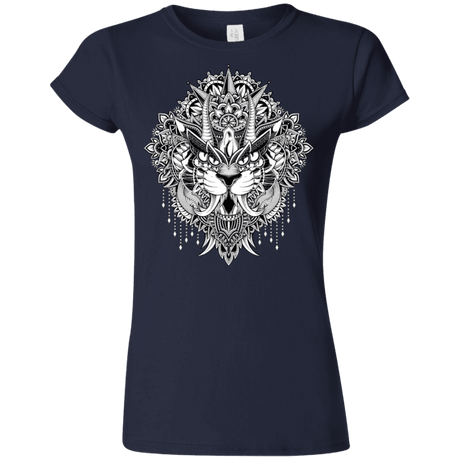 T-Shirts Navy / S Tiger Mandala Junior Slimmer-Fit T-Shirt