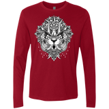 T-Shirts Cardinal / S Tiger Mandala Men's Premium Long Sleeve