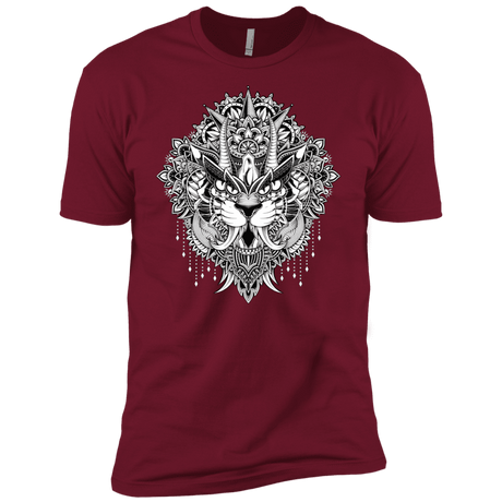 T-Shirts Cardinal / X-Small Tiger Mandala Men's Premium T-Shirt