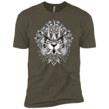T-Shirts Military Green / X-Small Tiger Mandala Men's Premium T-Shirt