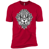 T-Shirts Red / X-Small Tiger Mandala Men's Premium T-Shirt